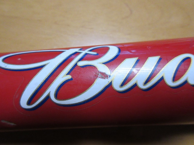 新品 ビアサーバーノブ Budweiser 全長:約28.5cm シフトノブ